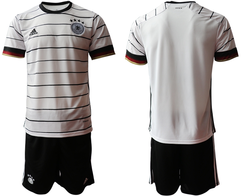 Men 2021 European Cup Germany home white Soccer Jersey